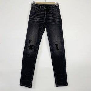 American Eagle Airflex 360 Stretch Slim Distressed Jeans